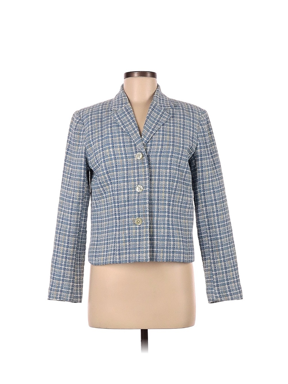 Orvis Classic Blue Plaid Women's Blazer